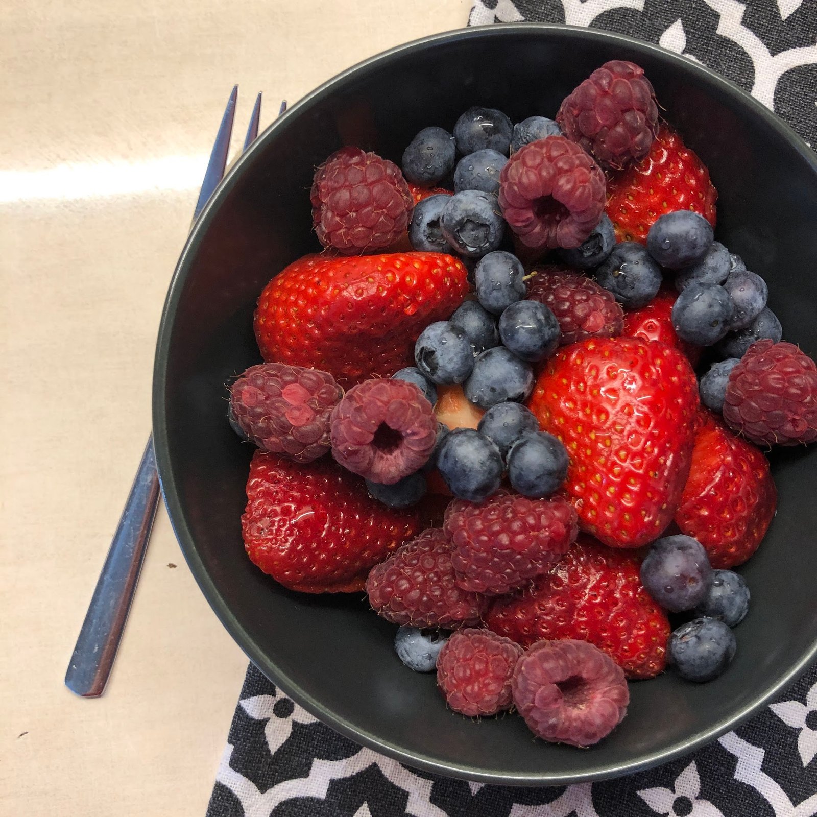 Keto diet: berries. Blueberry, strawberry, rapsberry bowl.