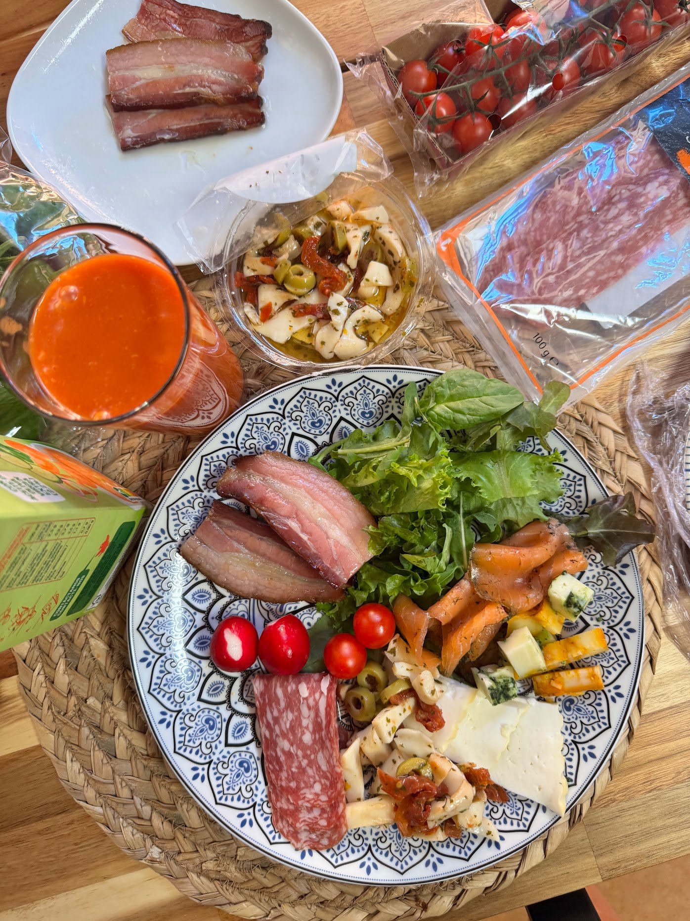 Mediterranean keto breakfast - real food.